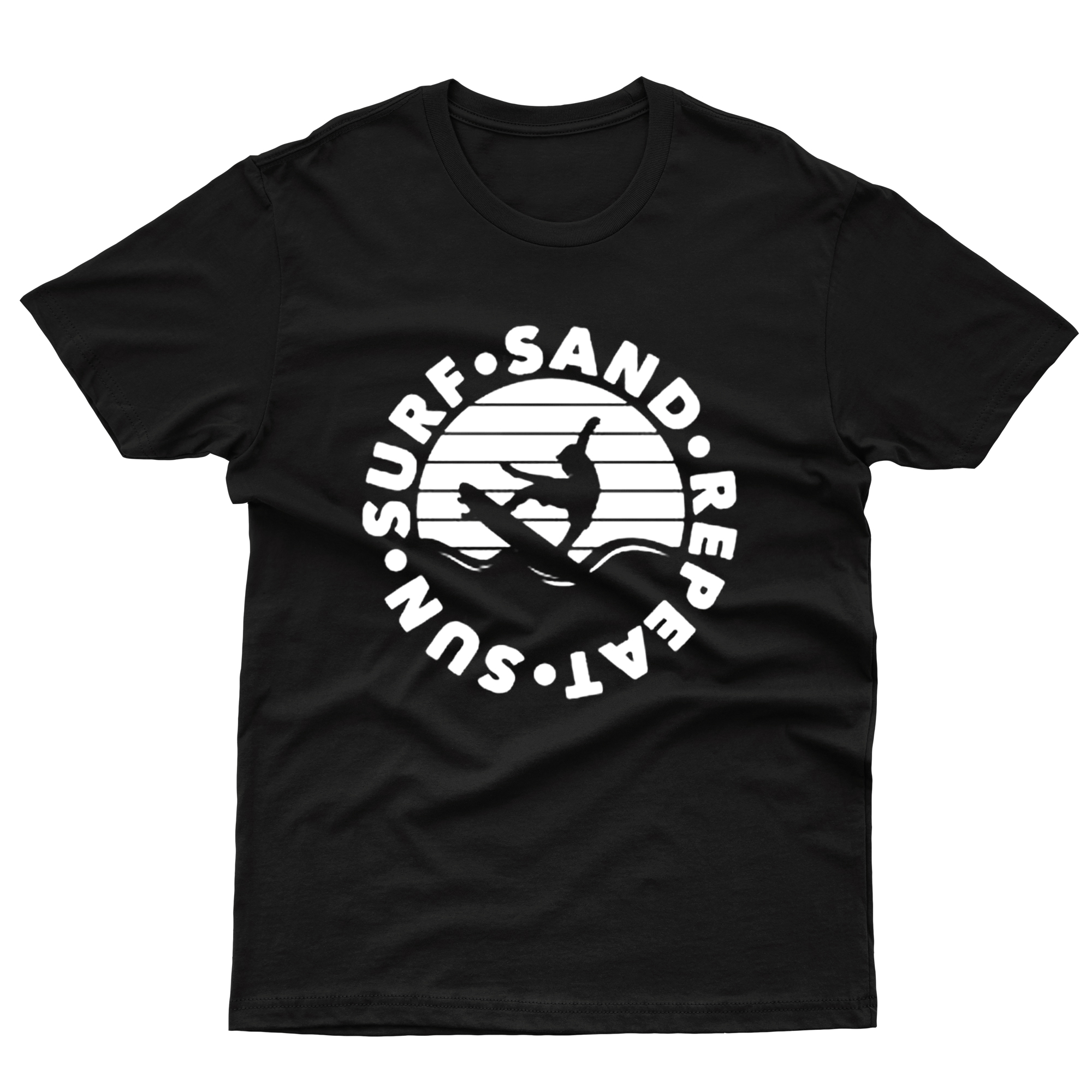 Surf Sun Sand Repeat T shirt – justeesing